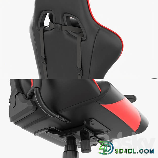 Ergonomic gaming armchair 3D Models 3DSKY