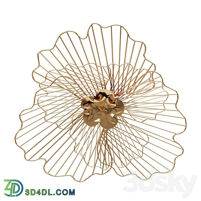 WALL DECOR FLOWER 3D Models