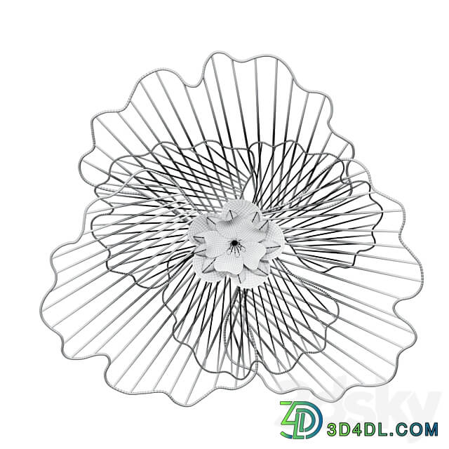 WALL DECOR FLOWER 3D Models