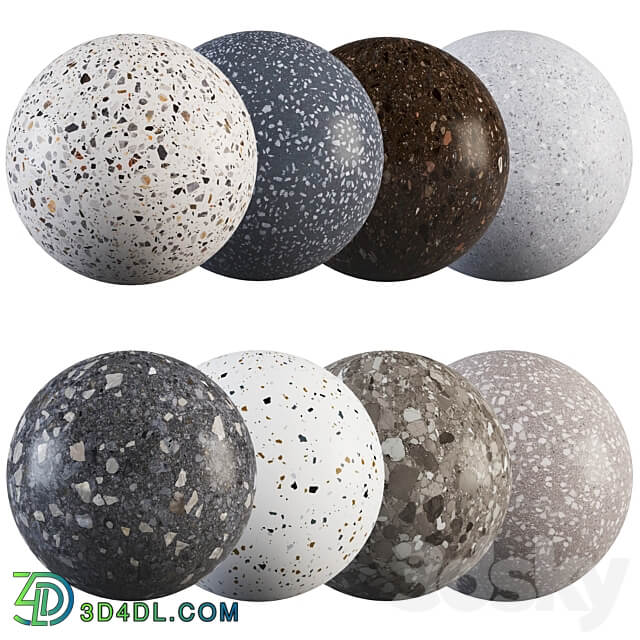 Collection Terrazzo 01 3D Models 3DSKY