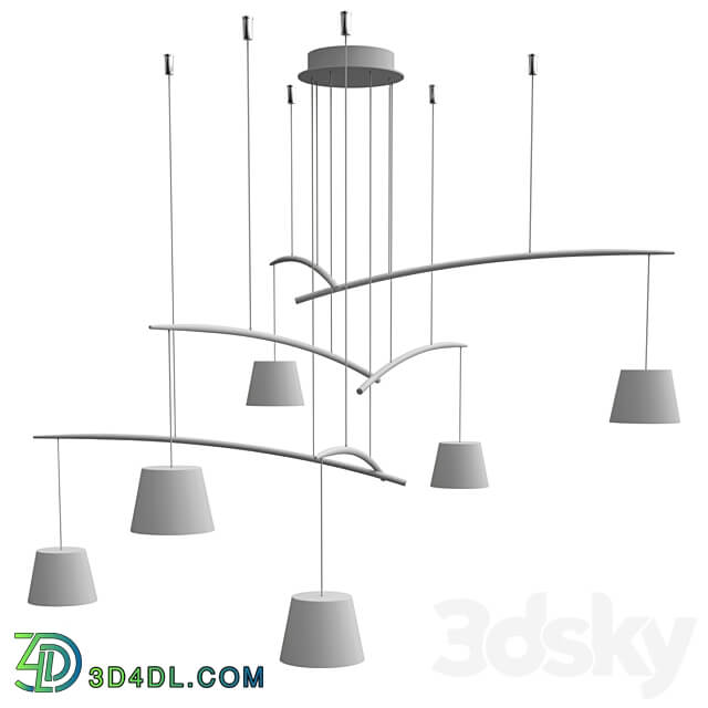 Ideal Lux Fish Pendant light 3D Models 3DSKY