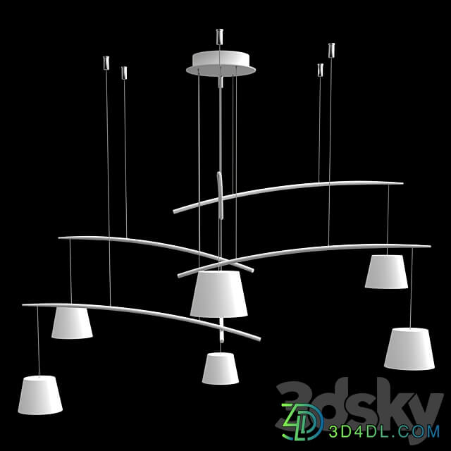 Ideal Lux Fish Pendant light 3D Models 3DSKY