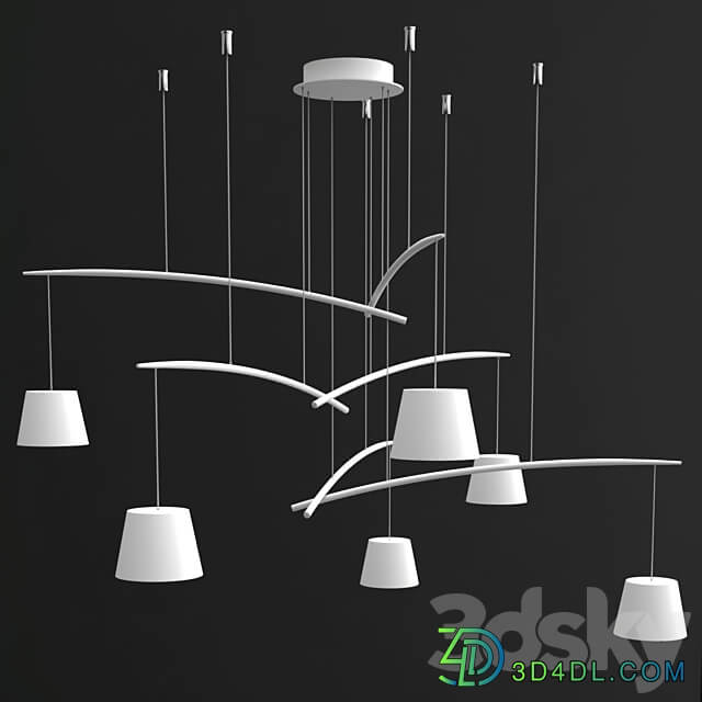 Ideal Lux Fish Pendant light 3D Models 3DSKY