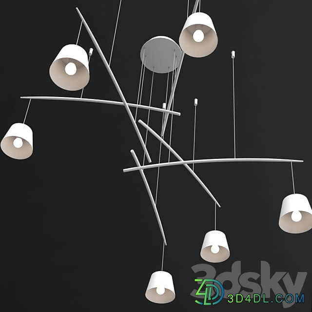 Ideal Lux Fish Pendant light 3D Models 3DSKY