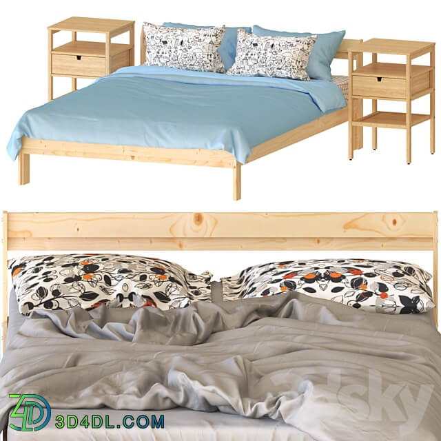 IKEA NEIDEN bed Bed 3D Models 3DSKY