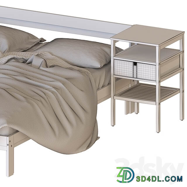 IKEA NEIDEN bed Bed 3D Models 3DSKY