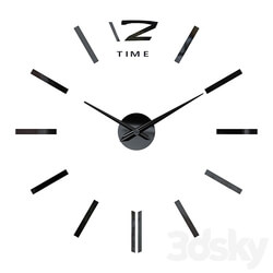 Wall clock Yalta Watches Clocks 3D Models 3DSKY 