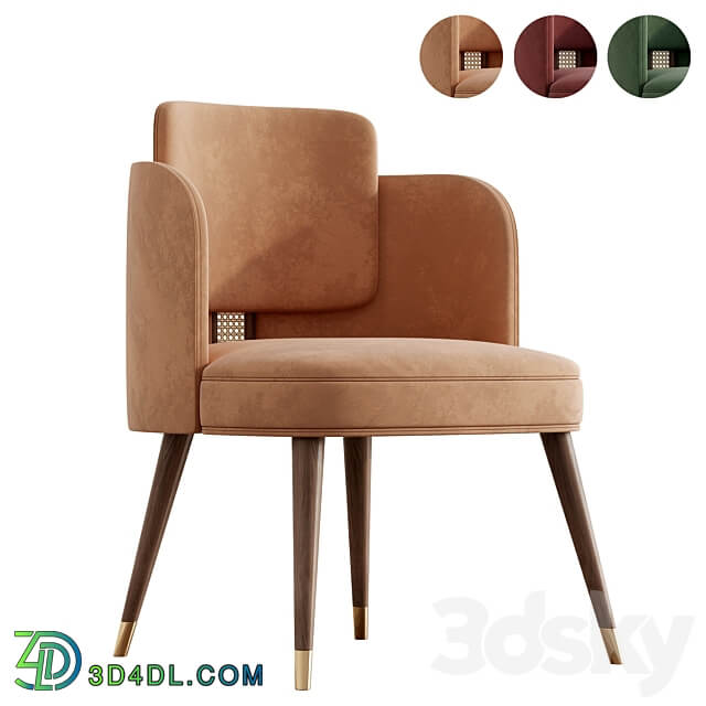 Dining Chair Bond Mezzo Collection 3D Models 3DSKY