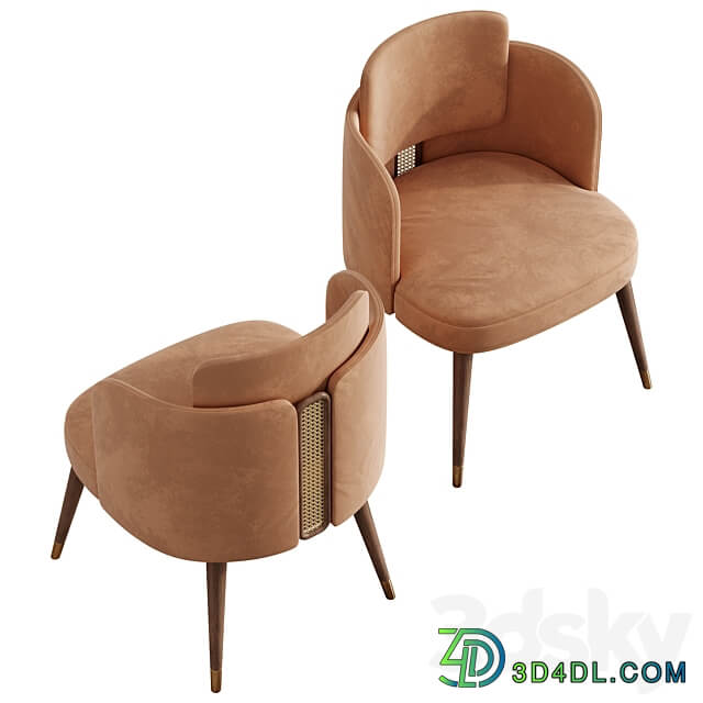 Dining Chair Bond Mezzo Collection 3D Models 3DSKY