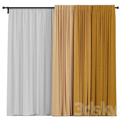 Curtain collection 3D Models 3DSKY 