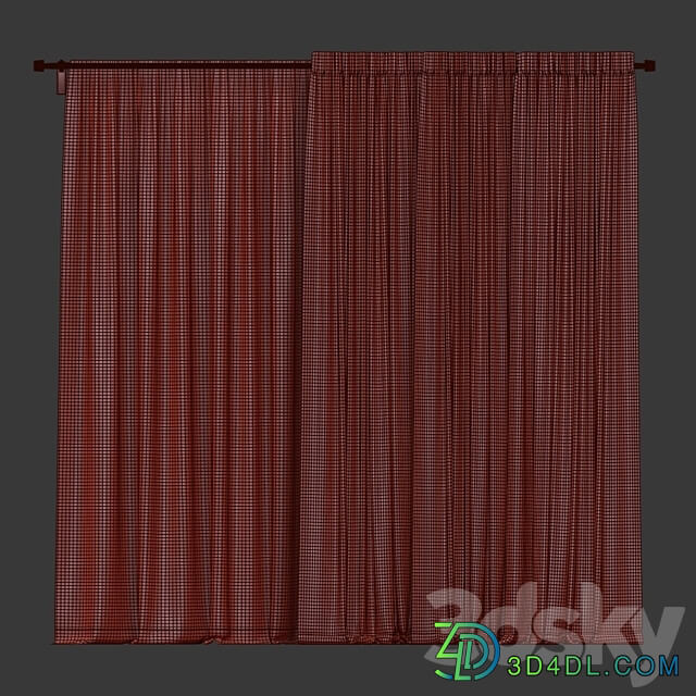 Curtain collection 3D Models 3DSKY