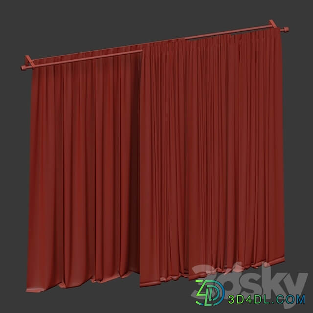 Curtain collection 3D Models 3DSKY