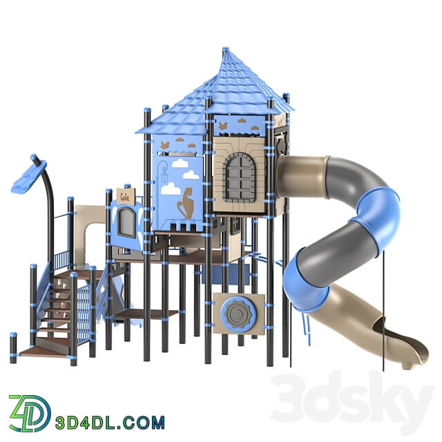 Children 39 s play complex 3D Models 3DSKY