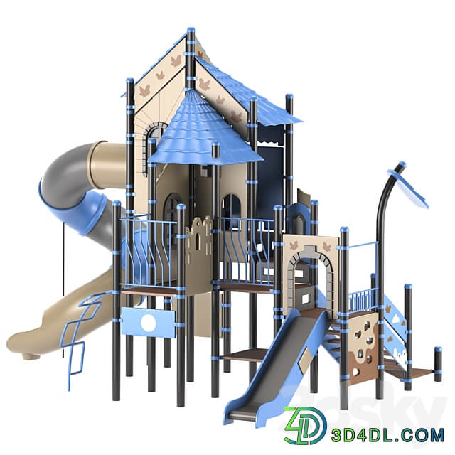 Children 39 s play complex 3D Models 3DSKY