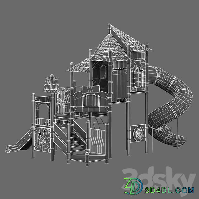 Children 39 s play complex 3D Models 3DSKY