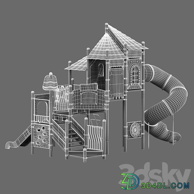 Children 39 s play complex 3D Models 3DSKY