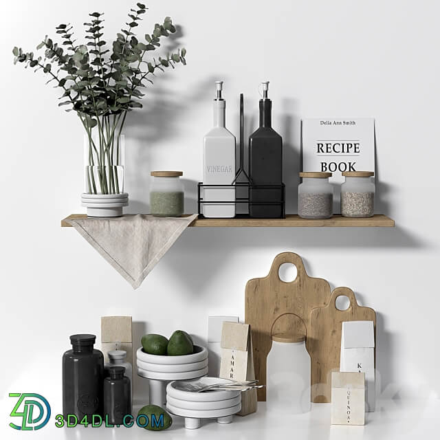 Decor for kitchen 3D Models