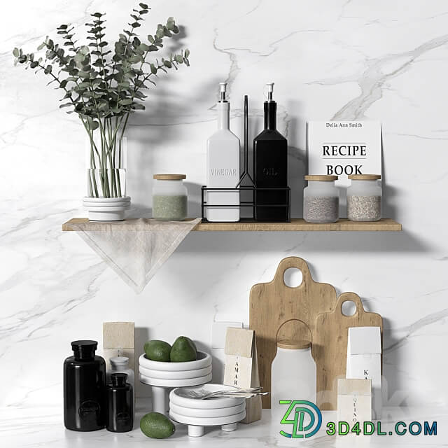 Decor for kitchen 3D Models