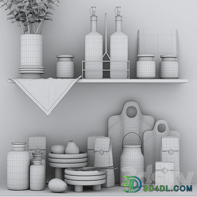 Decor for kitchen 3D Models