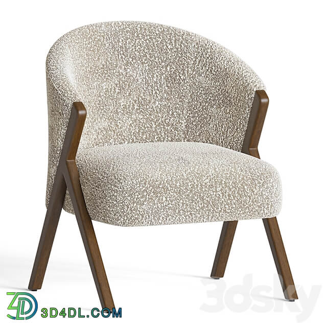 Boucle armchair zarahome 3D Models 3DSKY