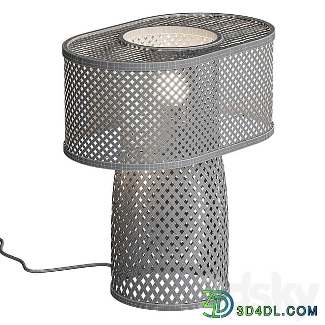 Katia bamboo table lamp La Redoute 3D Models 3DSKY