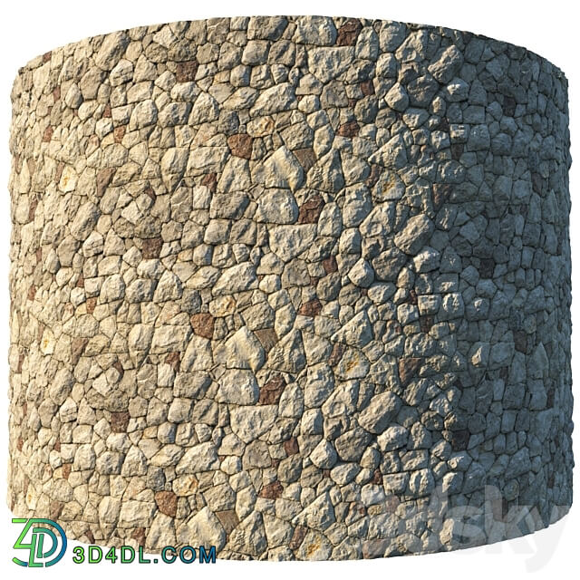 Masonry material 08 8k seamless PBR Stone 3D Models 3DSKY