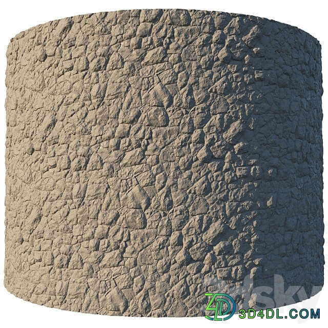 Masonry material 08 8k seamless PBR Stone 3D Models 3DSKY