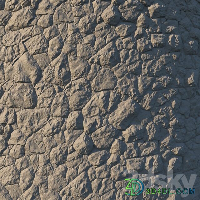 Masonry material 08 8k seamless PBR Stone 3D Models 3DSKY