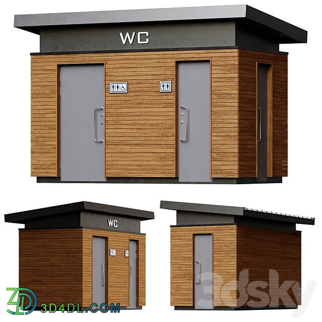 Danfo Public Toilet 3D Models 3DSKY