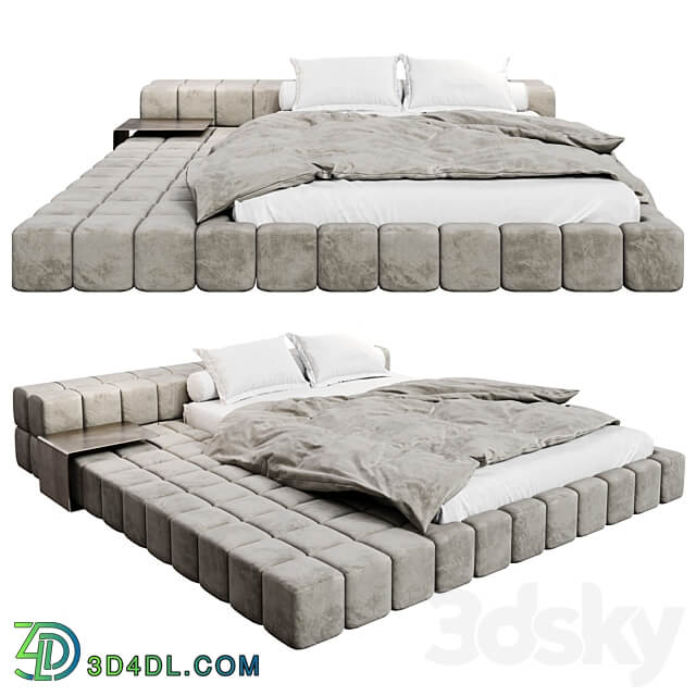 Cell bed interia Bed 3D Models 3DSKY