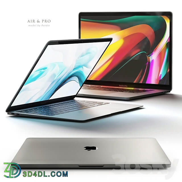 Apple MacBook Pro MacBook Air PC other electronics 3D Models 3DSKY