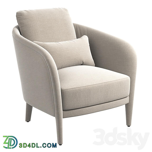 Armchair Hugues La Redoute 3D Models 3DSKY