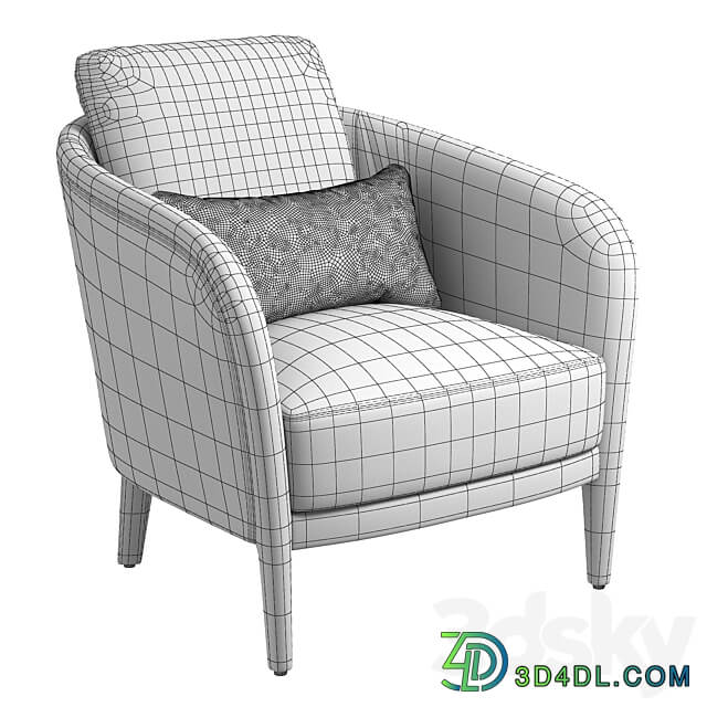 Armchair Hugues La Redoute 3D Models 3DSKY