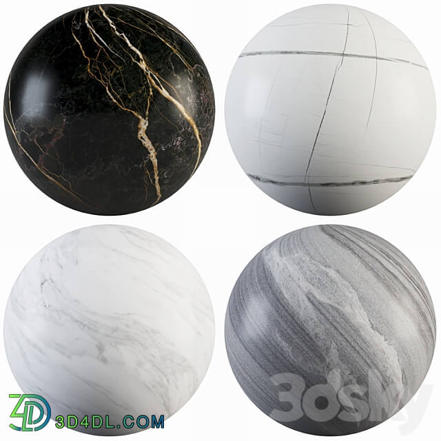 Collection Marble 40 3D Models 3DSKY