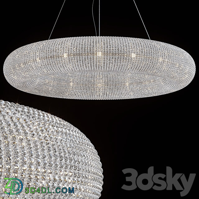 Chandelier Marcellina by GLCrystal d100cm Pendant light 3D Models 3DSKY