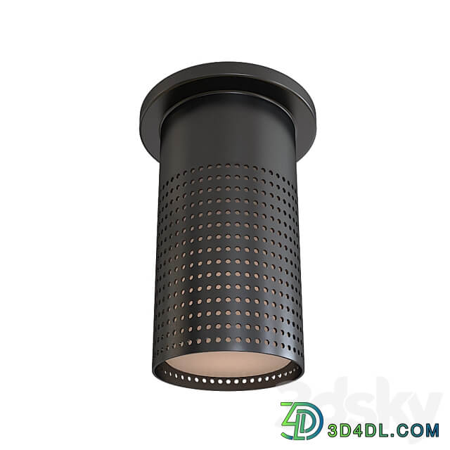 Precision Short Monopoint Flush Mount Ceiling lamp 3D Models 3DSKY