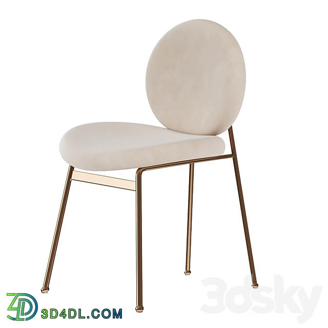 West elm Jane Dining 3D Models 3DSKY