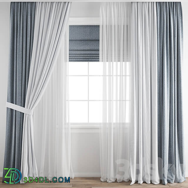 Curtain 373 3D Models 3DSKY