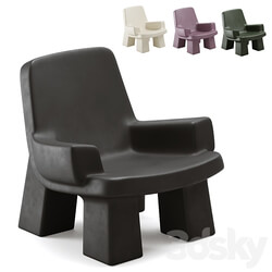 Armchair Faye Toogood Fudge Chair 3D Models 3DSKY 