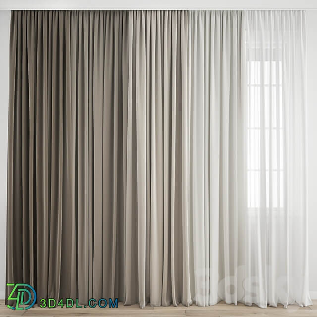 Curtain 375 3D Models 3DSKY