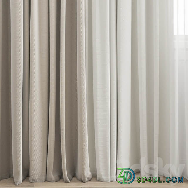 Curtain 375 3D Models 3DSKY