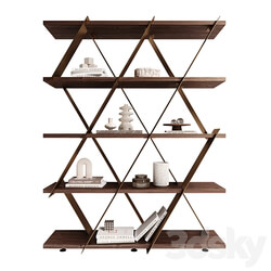 Shelving unit Tonin Casa Castle 3D Models 3DSKY 