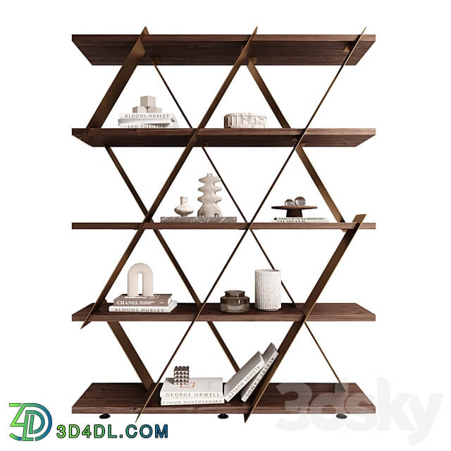 Shelving unit Tonin Casa Castle 3D Models 3DSKY