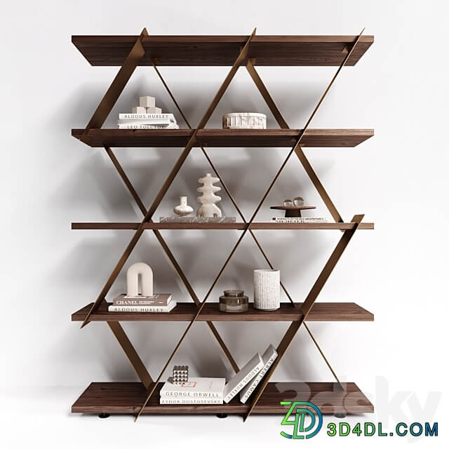 Shelving unit Tonin Casa Castle 3D Models 3DSKY