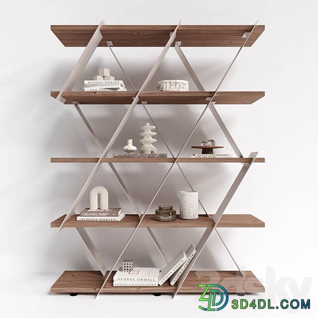 Shelving unit Tonin Casa Castle 3D Models 3DSKY