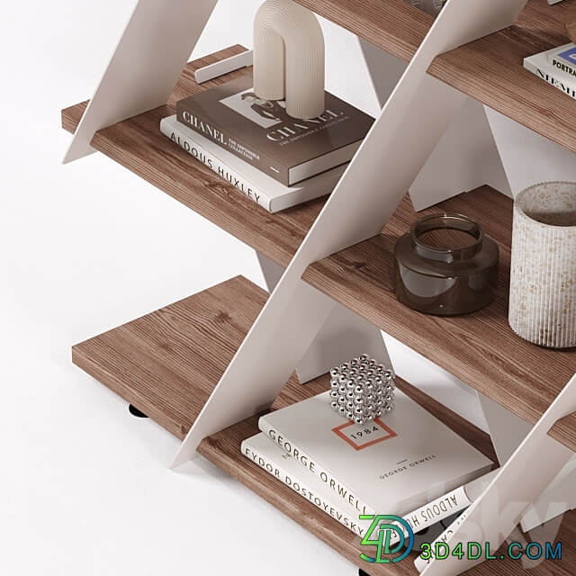 Shelving unit Tonin Casa Castle 3D Models 3DSKY