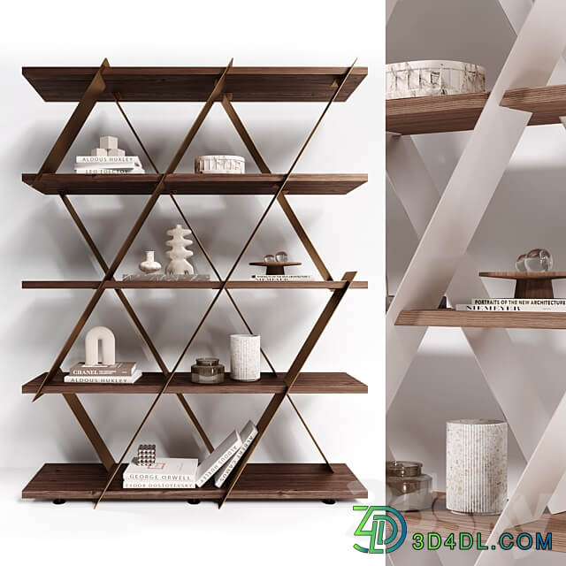 Shelving unit Tonin Casa Castle 3D Models 3DSKY