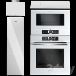 BOSCH 7 kitchen appliances set 3D Models 3DSKY 