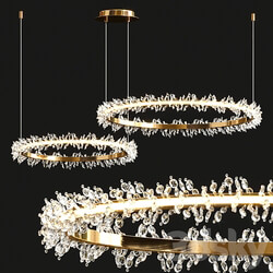 Thera two ring chandelier Pendant light 3D Models 3DSKY 