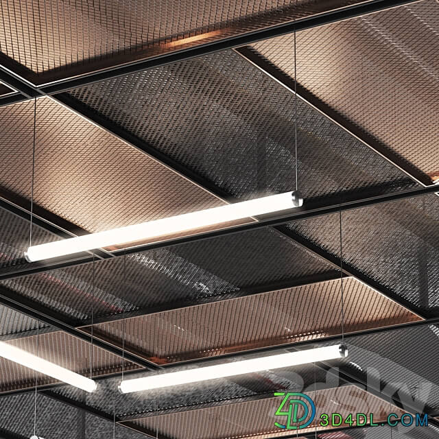 Industrial ceiling 3D Models 3DSKY